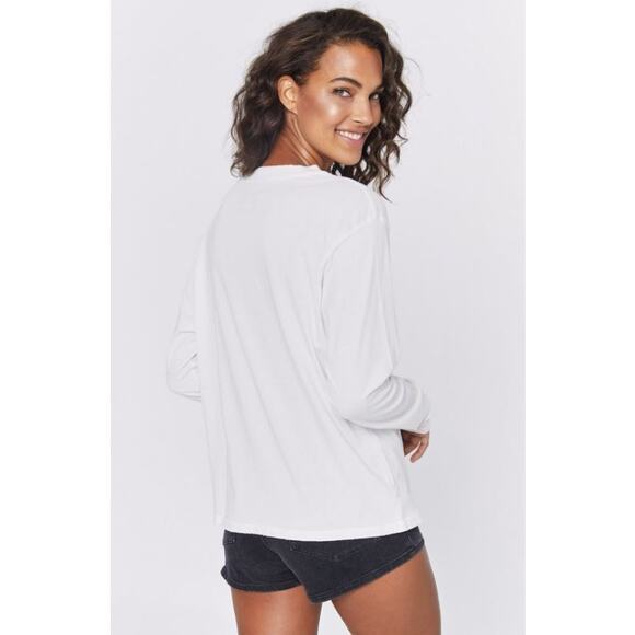 NEW Spiritual Gangster Grateful Active Long Sleeve Tee White Women's XS / Small - Picture 4 of 10